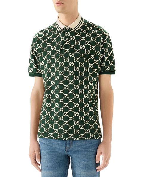 gucci mens short sleeve shirt|gucci long sleeve shirt men's.